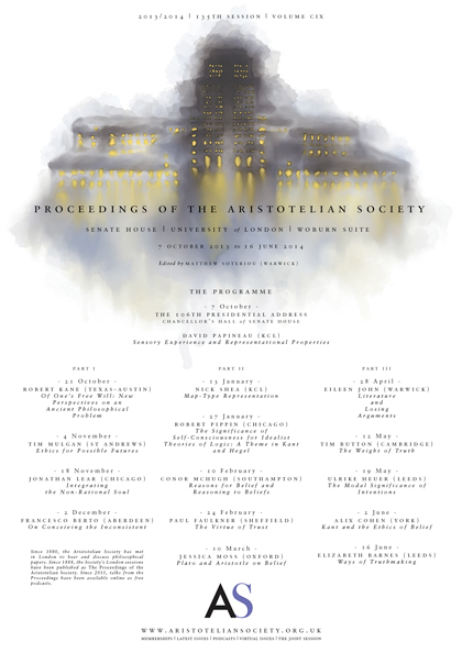2013 Proceedings Programme