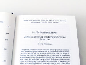 Proceedings of the Aristotelian Society | Philosophy in London Since 1880