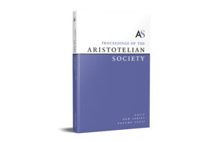 The Proceedings of the Aristotelian Society